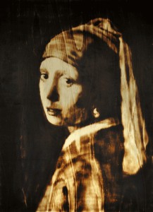 Vermeer. La jeune fille à la perle.
Collection privée